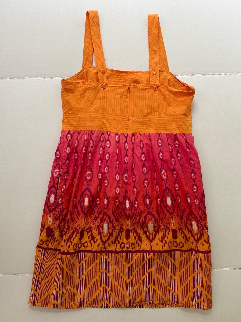 Columbia Sportswear PFG Women's Cotton Ikat Print Dress - Size Medium 🧡 - Picture 2 of 13